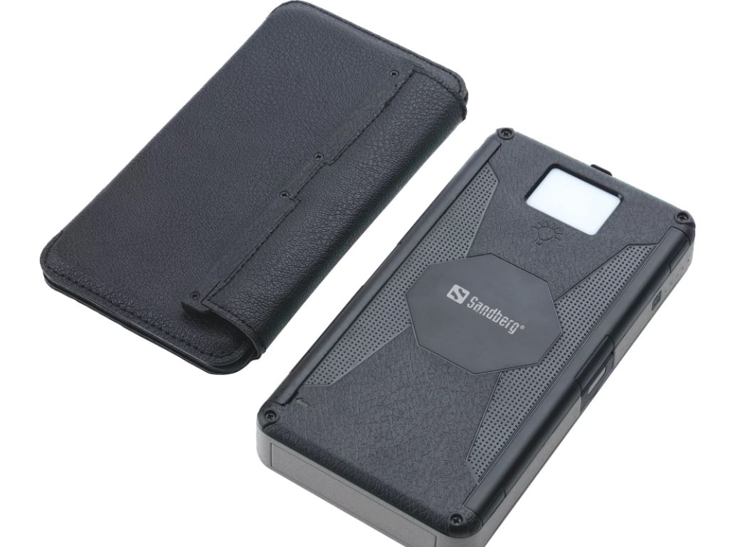 Sandberg Solar 6-Panel Powerbank 20000, solárna nabíjačka, čierna 