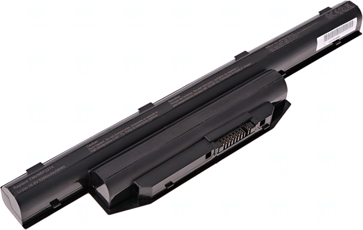 Batéria T6 Power Fujitsu LifeBook A544, AH564, E544, E546, E733, E744, E753, 5200mAh, 56Wh, 6cell