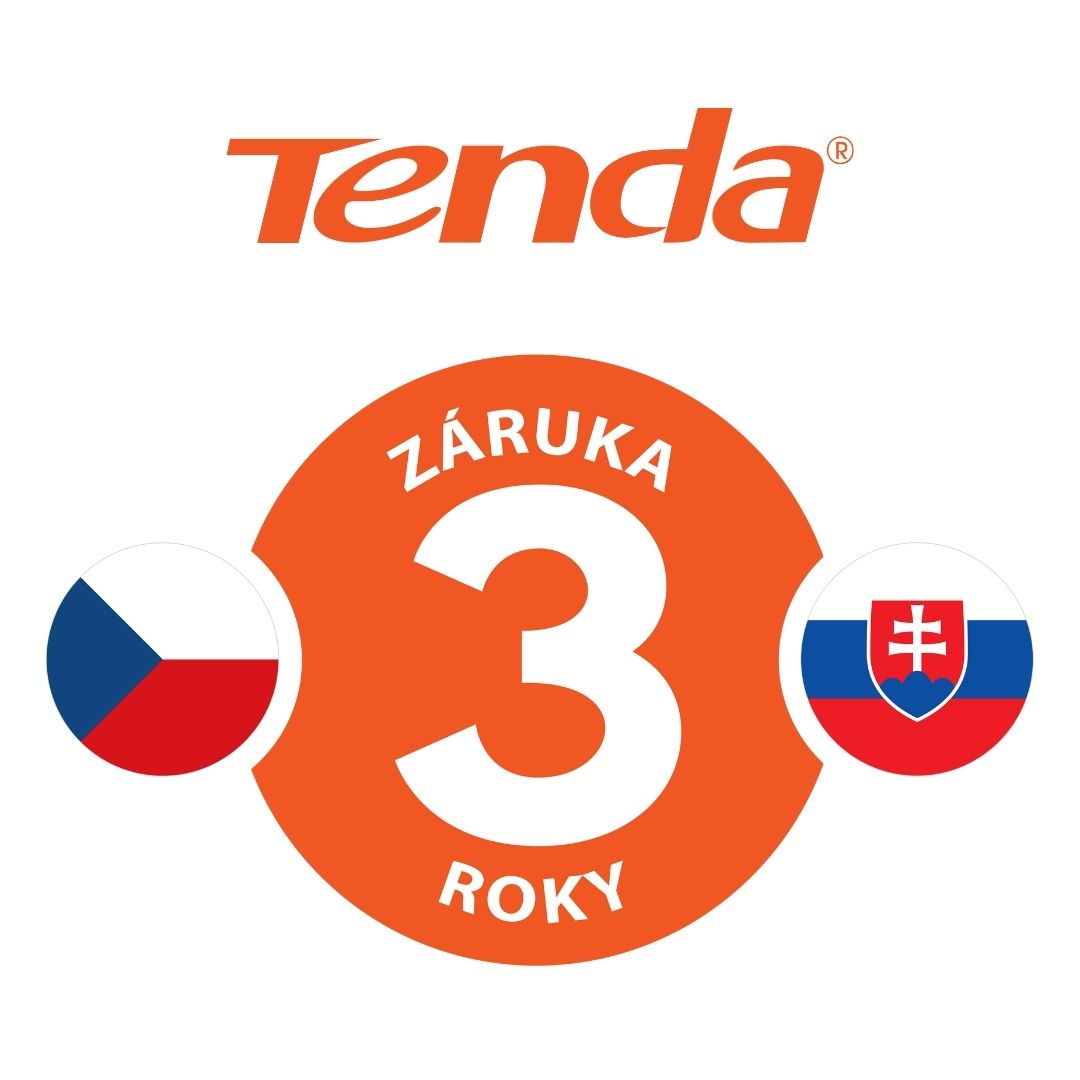 Tenda K4W-3TC - bezdrátový Wi-Fi kamerový set 2K (3MP), NVR + 4x IP kamera s LED, CZ aplikace 