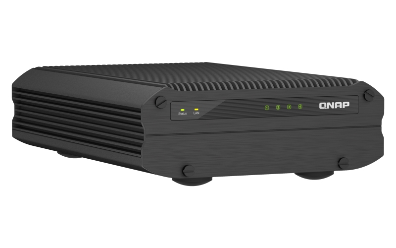 QNAP TS-i410X-8G (průmyslový NAS, 4core 3, 0GHz, 8GB RAM, 4x2, 5" SATA, 2x10GbE, 4xUSB 3.2, 1x HDMI) 