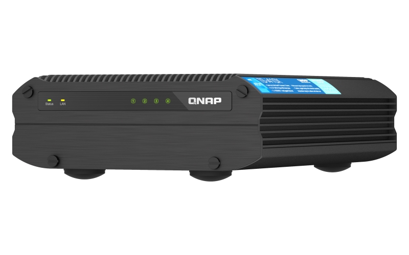 QNAP TS-i410X-8G (průmyslový NAS, 4core 3, 0GHz, 8GB RAM, 4x2, 5" SATA, 2x10GbE, 4xUSB 3.2, 1x HDMI) 