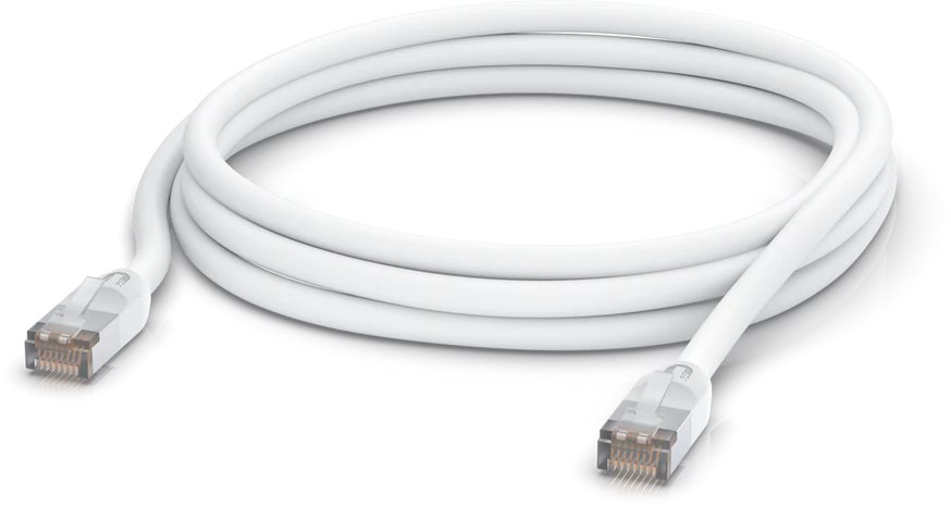 Ubiquiti UACC-Cable-Patch-Outdoor-3M-W, Venkovní UniFi patch kabel, 3m, Cat5e, bílý