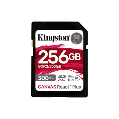 Kingston Canvas React Plus/ SDHC/ 256 GB/ UHS-II U3 ??/ Class 10