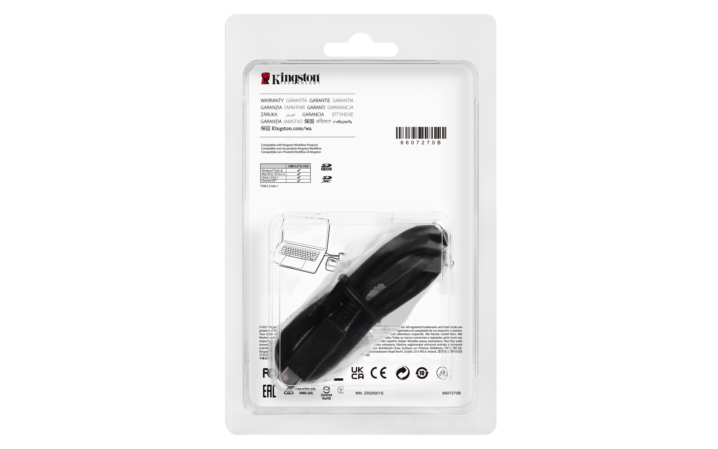 Kingston čítačka kariet Workflow UHS-II SDHC/ SDXC 