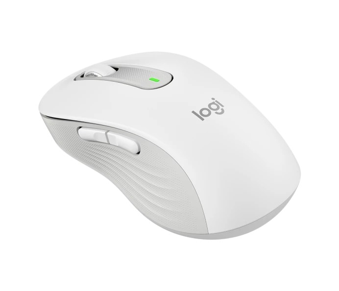 Logitech M650M/ Kancelárska/ Laserová/ Bezdrôtová USB + Bluetooth/ Biela 