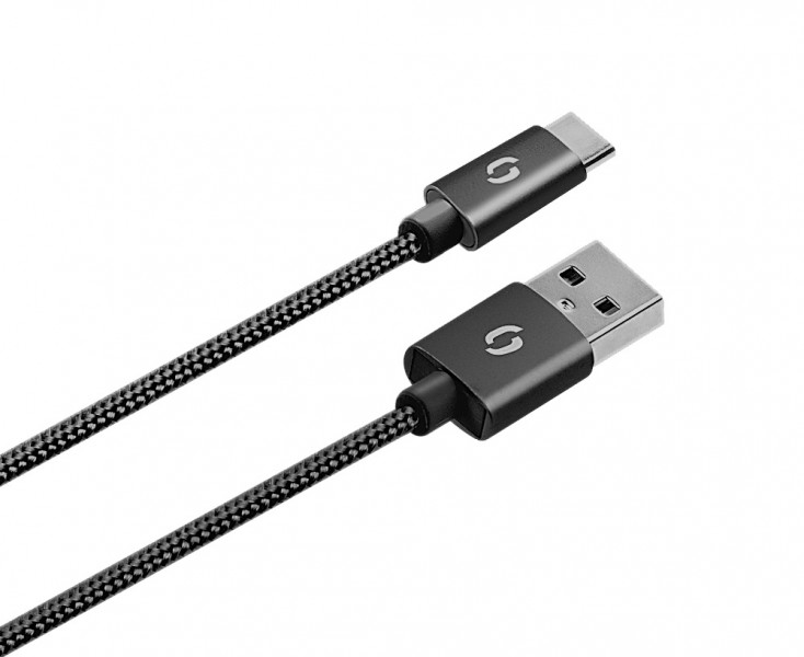 ALIGATOR Chytrá nabíjačka do auta 3.4A, 2xUSB, smart IC, čierna, USB-C kábel 