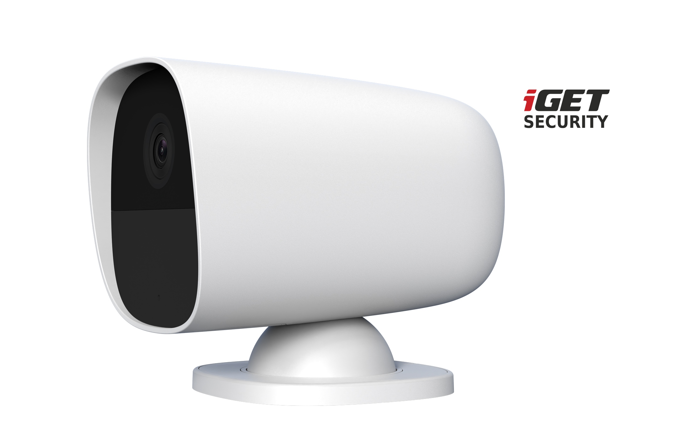 iGET SECURITY EP26 White - WiFi batériová FullHD kamera, IP65, zvuk, samostatná a pre alarm M5-4G CZ 