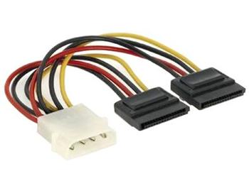 PremiumCord Napájecí kabel k HDD 5, 25 Molex-2xSeri