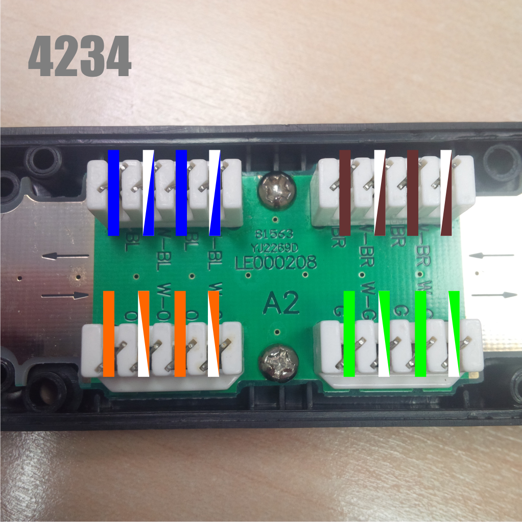 DATACOM Zárezová spojka UTP CAT6 LSA BK 