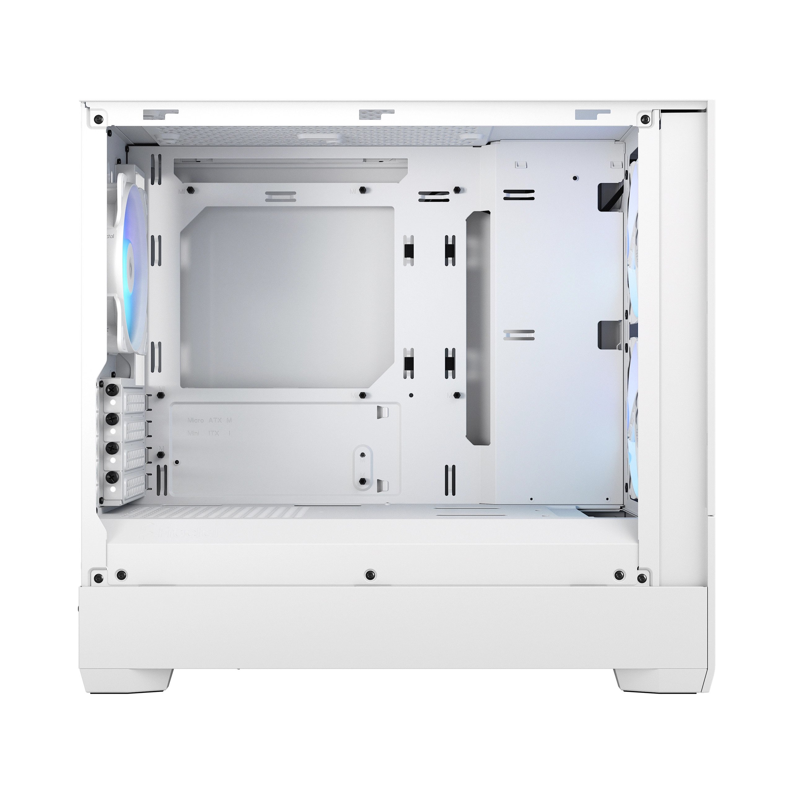 Fractal Design Pop Mini Air RGB White TG Clear Tint/ Micro Tower/ Transpar./ Biela 