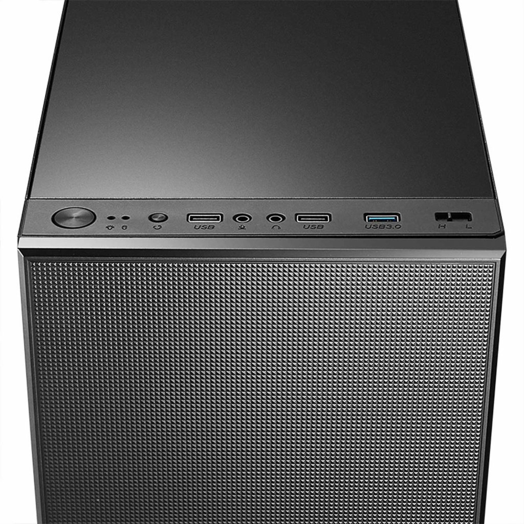 EVOLVEO Silens S1/ Midi Tower/ Transpar./ Čierna 