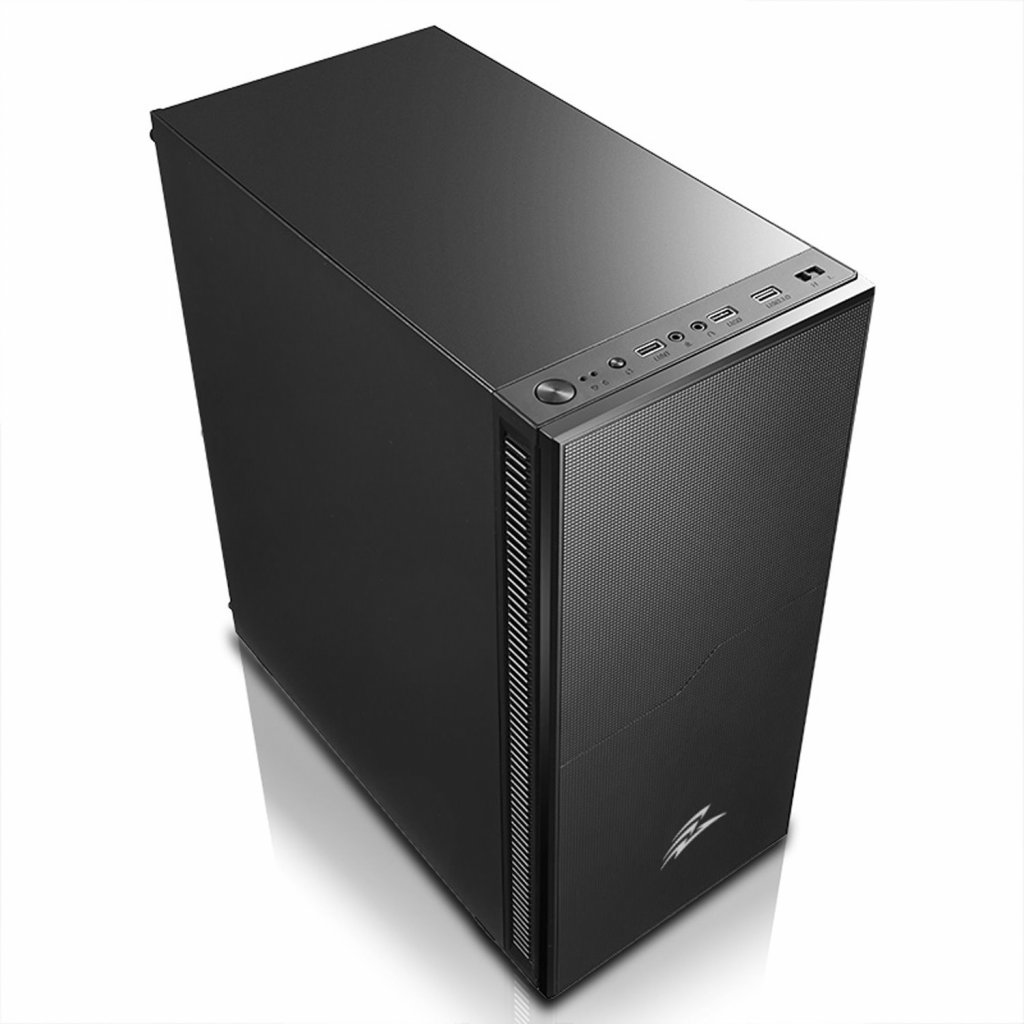 EVOLVEO Silens S1/ Midi Tower/ Transpar./ Čierna