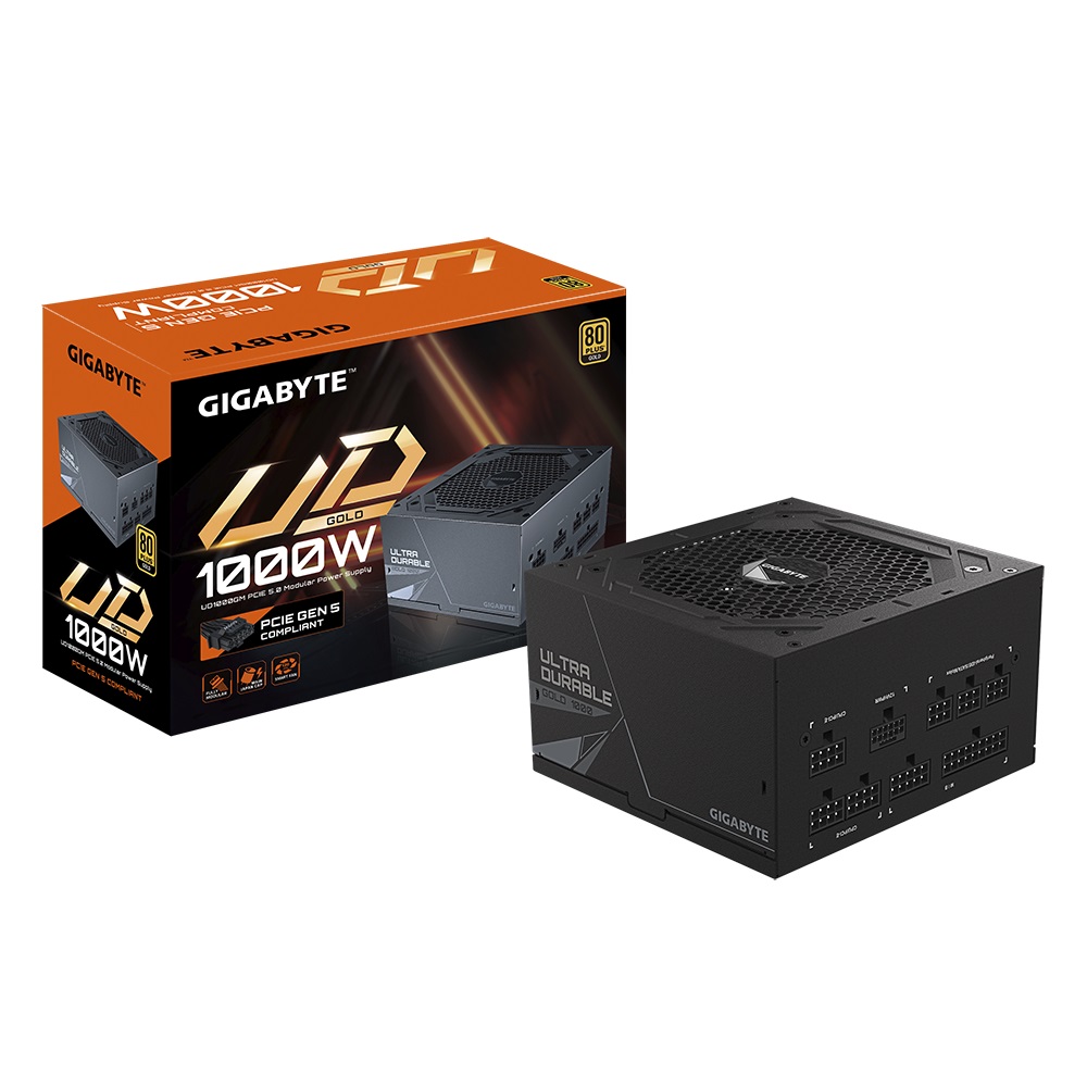 GIGABYTE UD1000GM PG5/ 1000W/ ATX/ 80PLUS Gold/ Modular/ Retail 