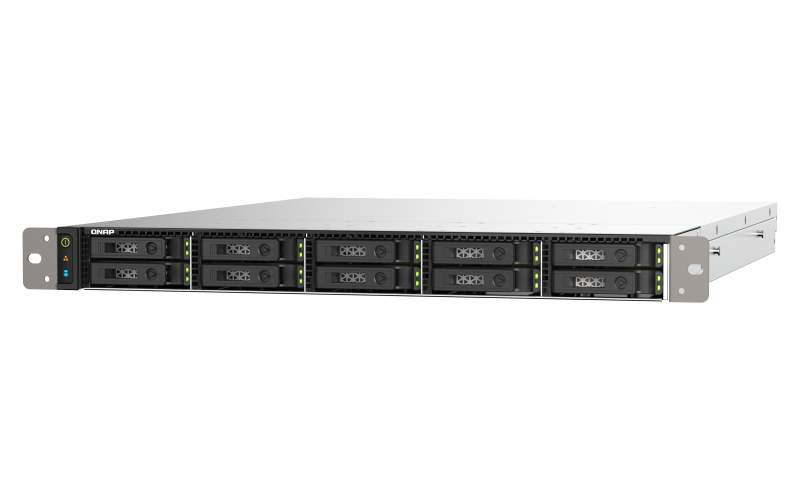 QNAP TS-h1090FU-7302P-256G(16C/ AMD EPYC 7232P/ 3, 3GHz/ 256GB/ 10xU.2NVMe/ 2x2, 5GbE/ 2x25GbE/ 3xUSB3.2/ 2xPCIe/ RP) 