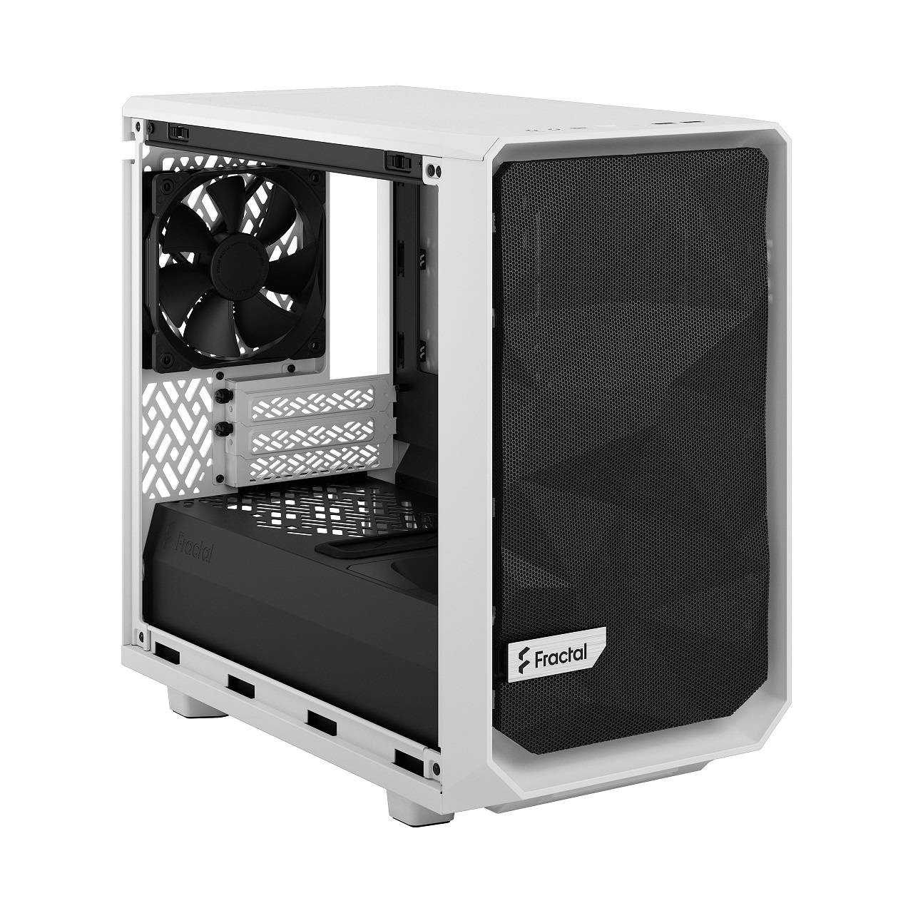 Fractal Design Meshify 2 Nano White TG Clear Tint/ Mini ITX/ Transpar./ Biela 