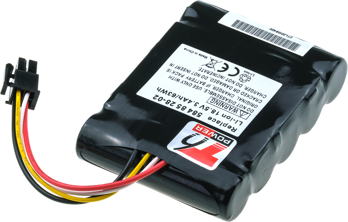 Batéria T6 Power pre Gardena R130Li, R160Li, Sileno +, 18, 5 V, 3400mAh, 63Wh, Li-ion 