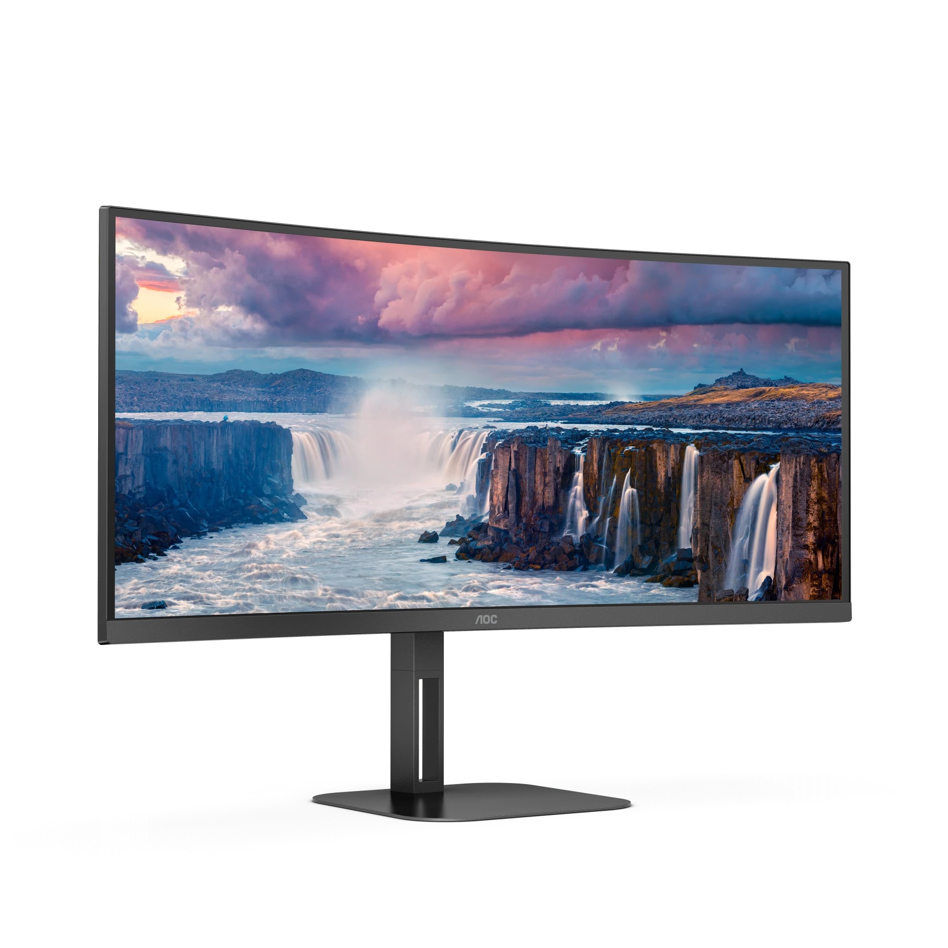 AOC/ CU34V5C/ 34"/ VA/ 3440x1440/ 100Hz/ 1ms/ Black/ 3R 