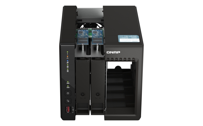 QNAP TS-253E-8G (4core 2, 6GHz, 8GB RAM, 2x SATA, 2x M.2 NVMe slot, 2x HDMI 4K, 2x 2, 5GbE, 4x USB) 