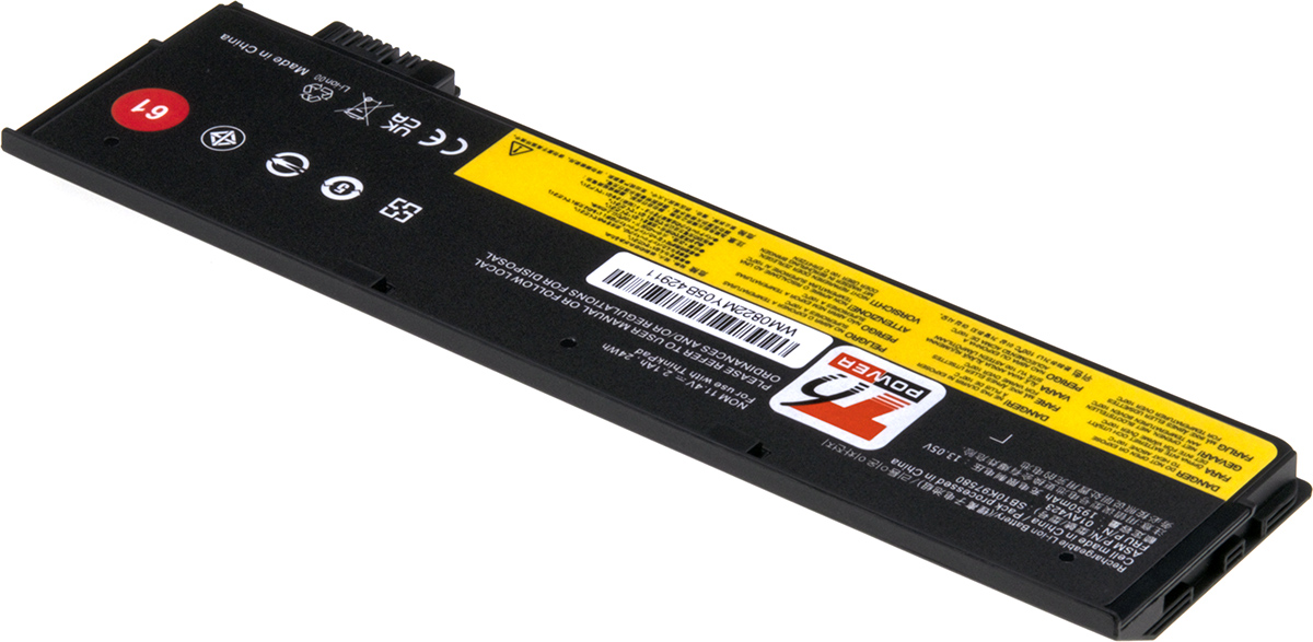 Baterie T6 Power Lenovo ThinkPad T470, T480, T570, T580, 2100mAh, 24Wh, 3cell 