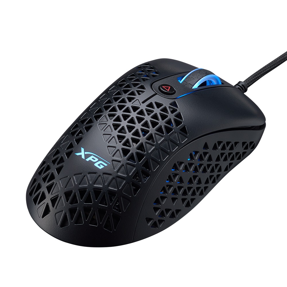 Adata XPG Slingshot/ Herná/ Optická/ Pre pravákov/ 12 000 DPI/ Drôtová USB/ Čierna 