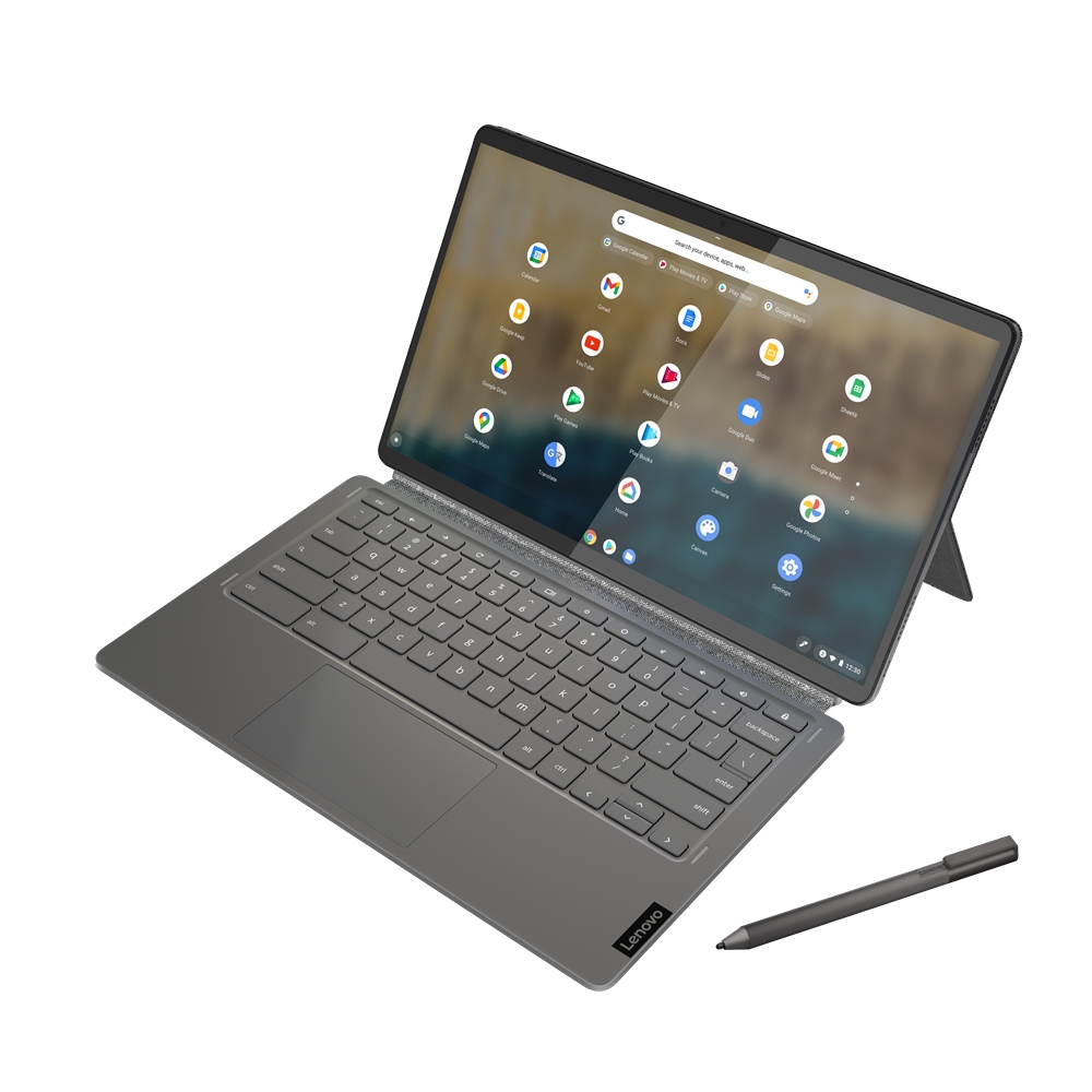 Lenovo IdeaPad Duet 5 Chrome/ 13Q7C6/ SD-7CG2/ 13, 3"/ FHD/ T/ 8GB/ 128GB eMMC/ Adreno/ Chrome/ Gray/ 2R 