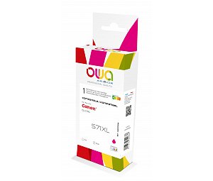 WECARE ARMOR ink kompatibilný s CANON CLi-571XLM, červená/ magenta