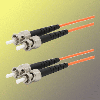 Optický patchkábel duplex ST-ST, 50/ 125 um MM, 2 m, OM2