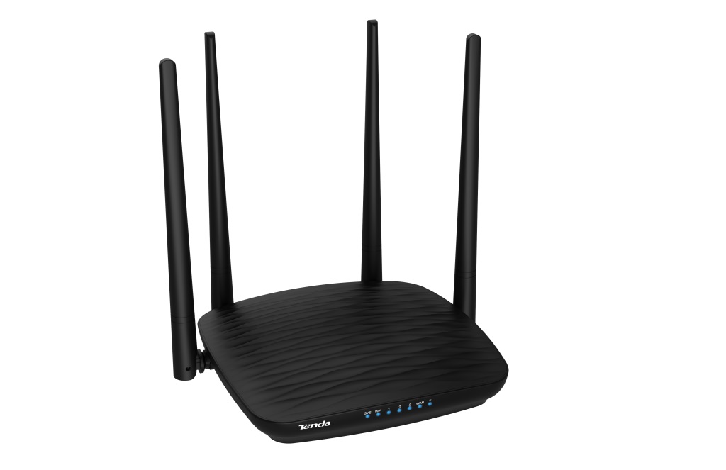 Tenda AC5 WiFi AC Router 1200Mb/ , WISP, Universal Repeater, Tenda CZ aplikácie, 4x 6dBi antény 