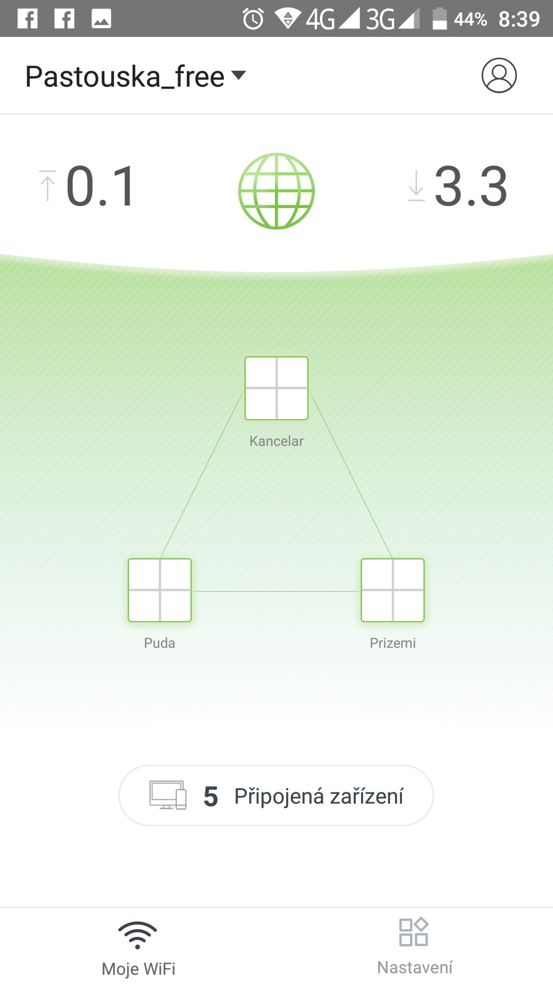 Tenda AC6 WiFi AC Router 1200Mbps, VPN server/ klient, WISP, Universal Repeater, 4x5dBi antény 