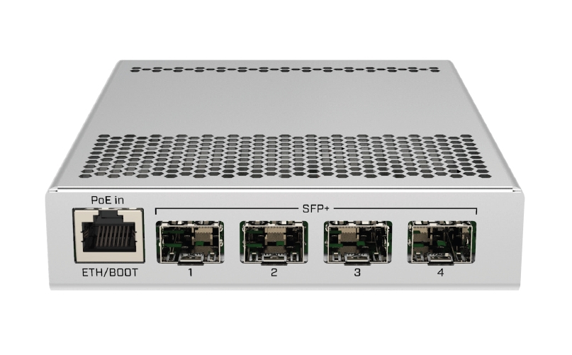 MikroTik Cloud Router Switch CRS305-1G-4S+IN, Dual Boot (SwitchOS, RouterOS)