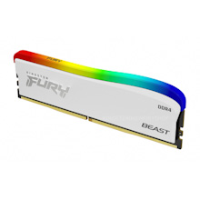 Kingston FURY Beast White/ DDR4/ 8GB/ 3600MHz/ CL17/ 1x8GB/ RGB/ White 