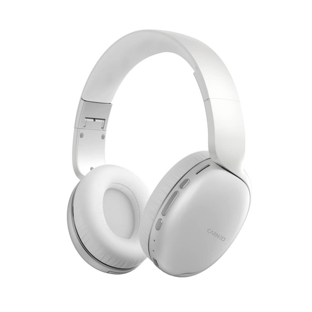 CARNEO S10 DJ/ Stereo/ Jack/ Drôt/ BT/ Bezdrať/ Biela
