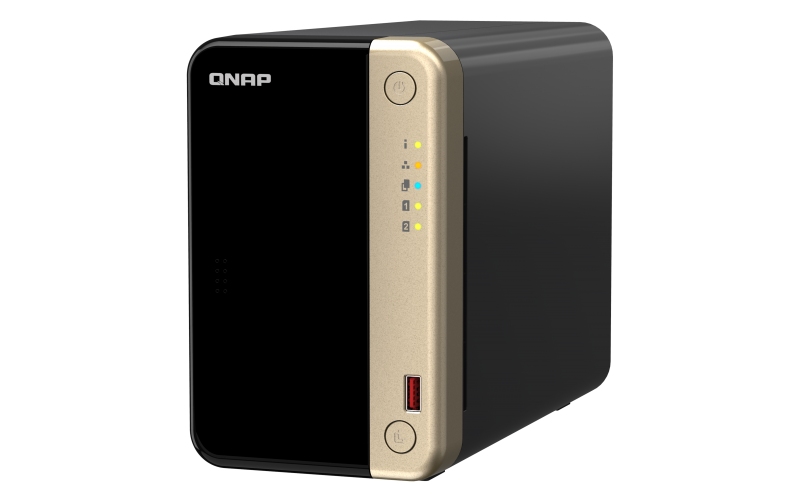 QNAP TS-264-8G (4core 2, 9 GHz, 8GB RAM, 2x SATA, 2x M.2 NVMe, 1x PCIe, 2x 2, 5GbE, 1x HDMI 4K, 4x USB) 