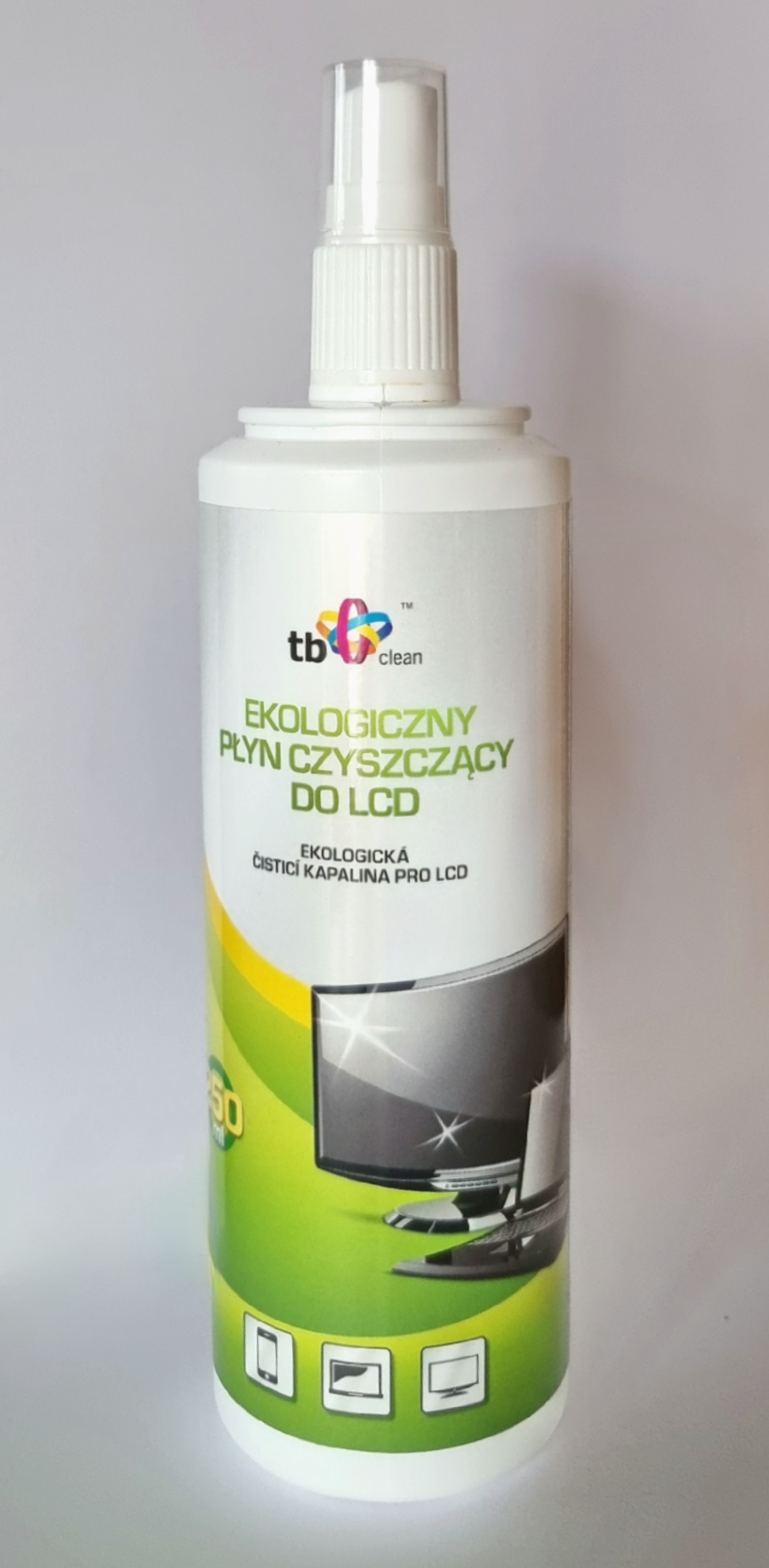 TB Clean Eko. čistiaca kvapalina na displeje, 250 ml
