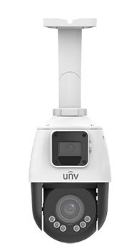 Uniview IPC9312LFW-AF28-2X4, 2x 2Mpix IP duálna PTZ kamera, Zoom 4x (106.6-30.6 °), IR 50m