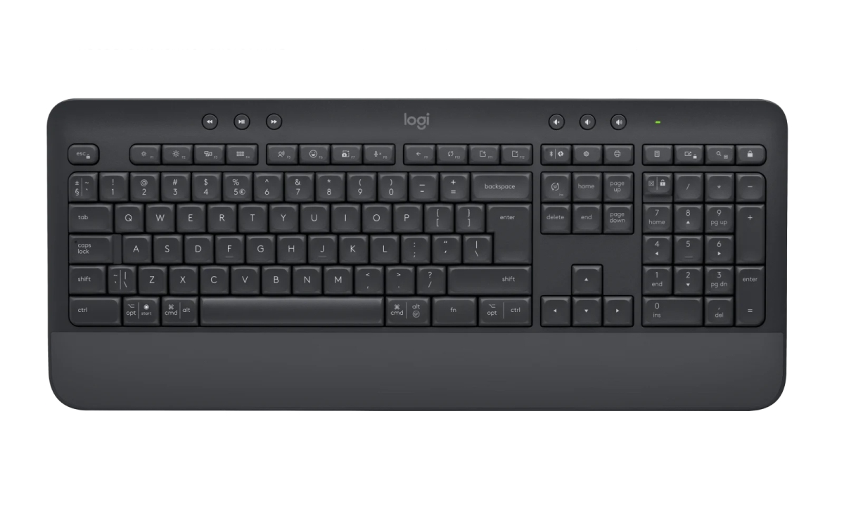 Logitech K650/ Bezdrôtová USB + Bluetooth/ CZ- SK layout/ Čierna
