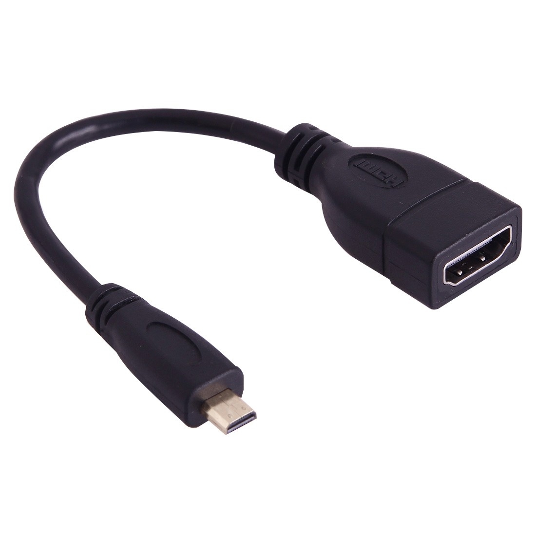 PromiumCord Flexi adaptér HDMI Typ A samica - micro HDMI Typ D samec pre ohybné zapojenie 