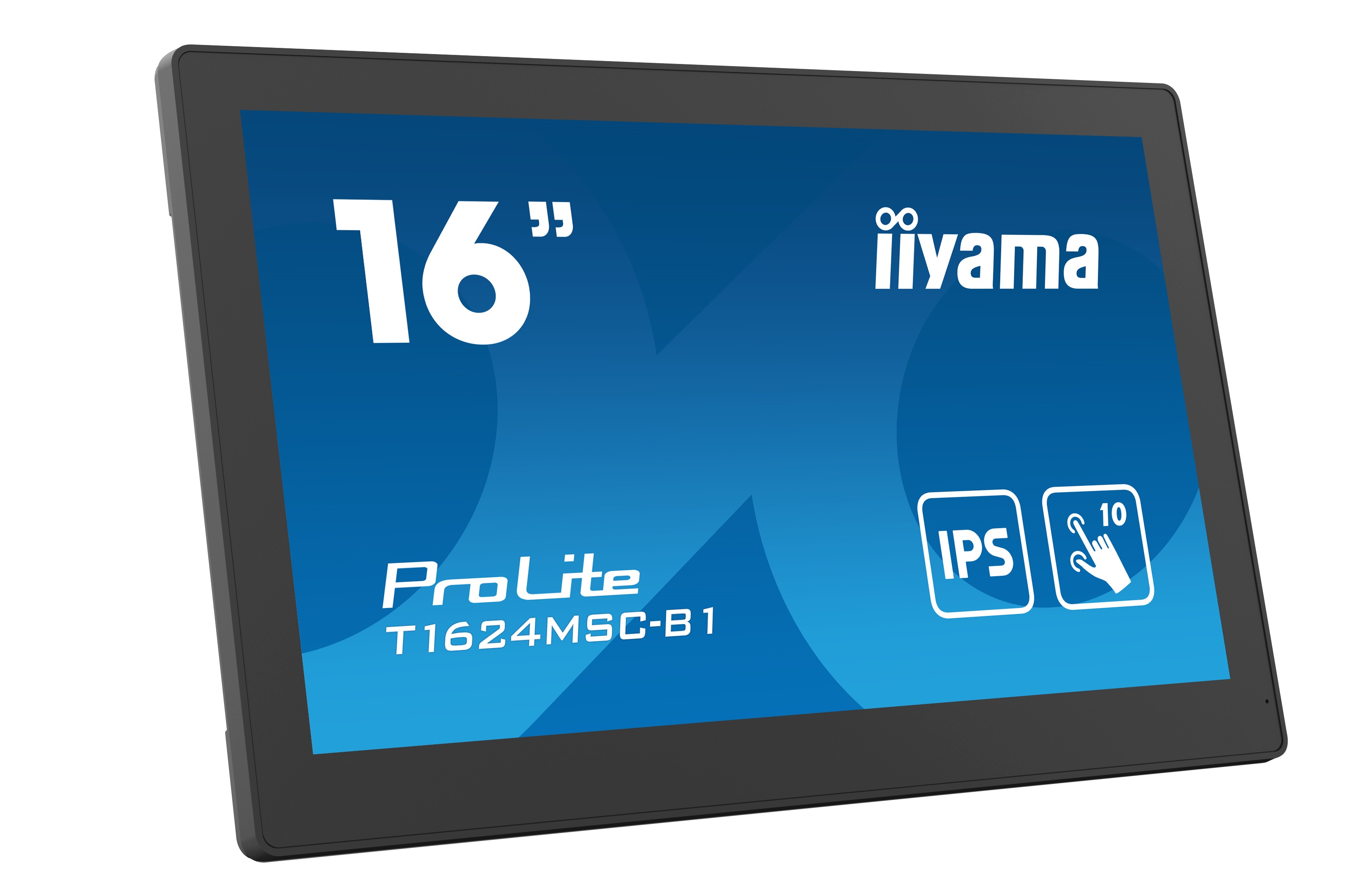 16" iiyama T1624MSC-B1: FHD, HDMI, Media Player 