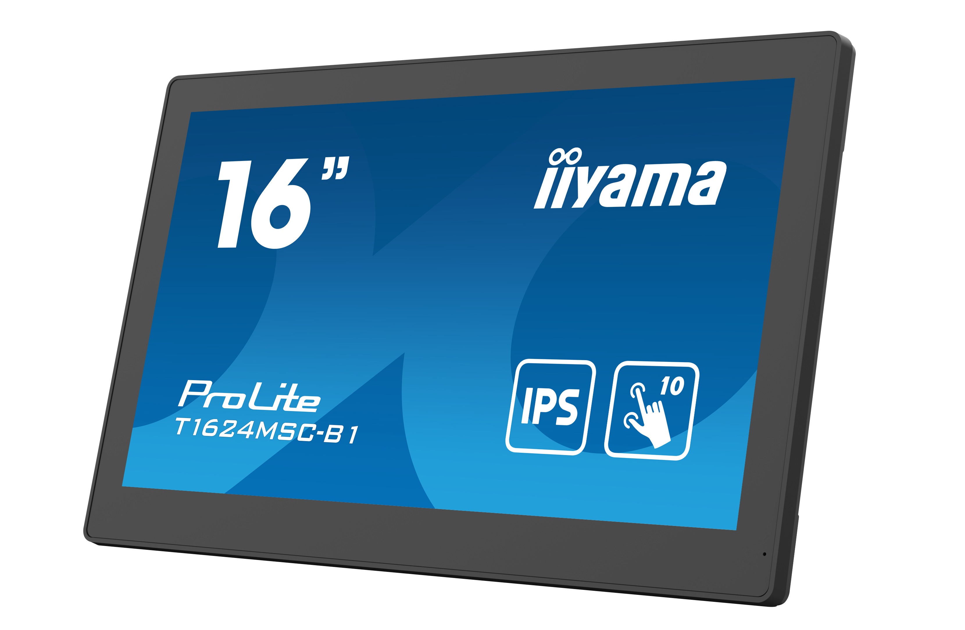 16" iiyama T1624MSC-B1: FHD, HDMI, Media Player 