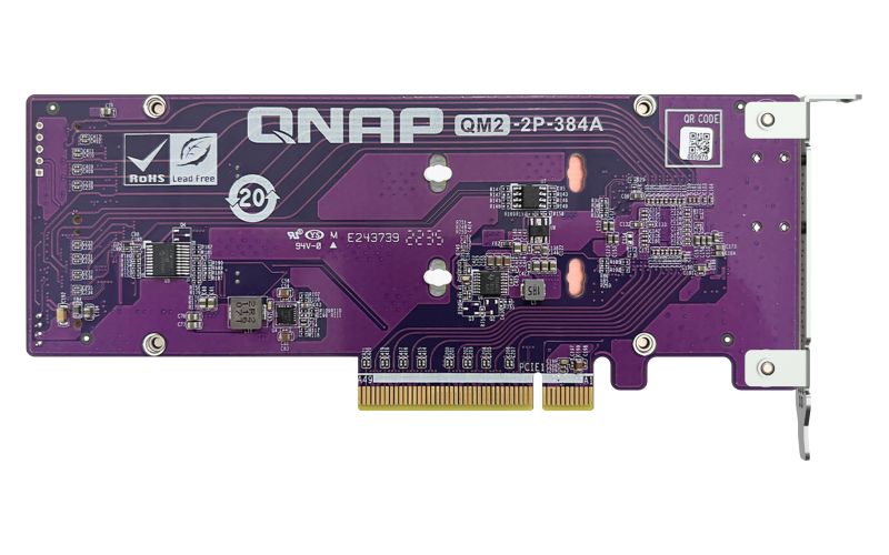 QNAP QM2 Card - QM2-2P-384A 