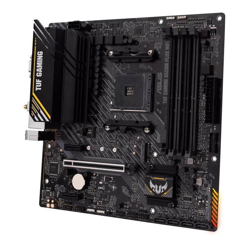 ASUS TUF GAMING A520M-PLUS WIFI/ AM4/ mATX 