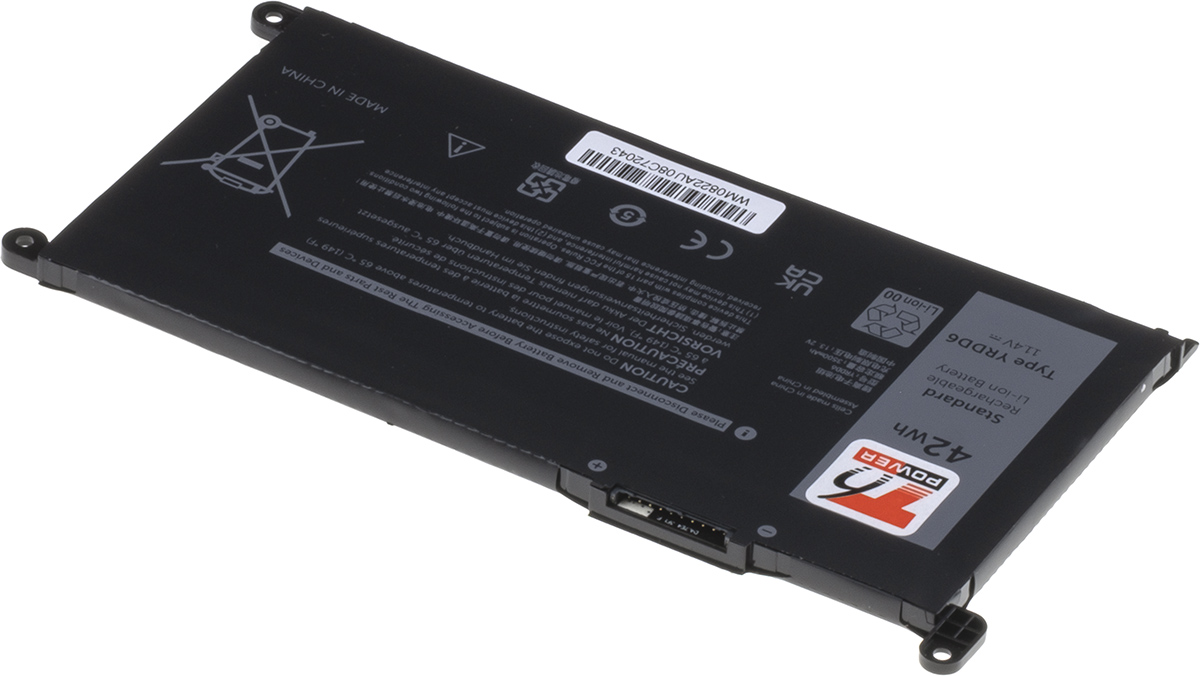Batéria T6 Power Dell Insprion 3581, 3582, 3584, 5584, Vostro 5581, 3685mAh, 42Wh, 3cell, Li-poly 