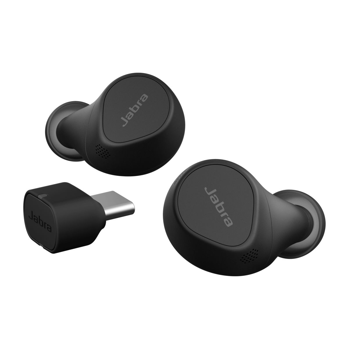 Jabra Evolve2 Buds/ Stereo/ ANC/ USB-C/ BT/ Bezdrať/ MS/ Čierna 