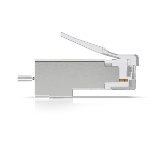 Ubiquiti UISP-Connector-SHD - STP RJ45 konektor, Cat5, 8p8c, drôt, pozlátený, AWG24 (100ks) 