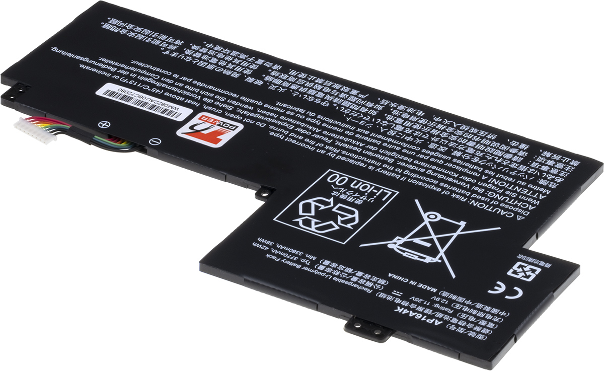 Batéria T6 Power Acer Swift 1 SF113-31, Aspire One AO1-132, 3770mAh, 42Wh, 3cell, Li-pol 