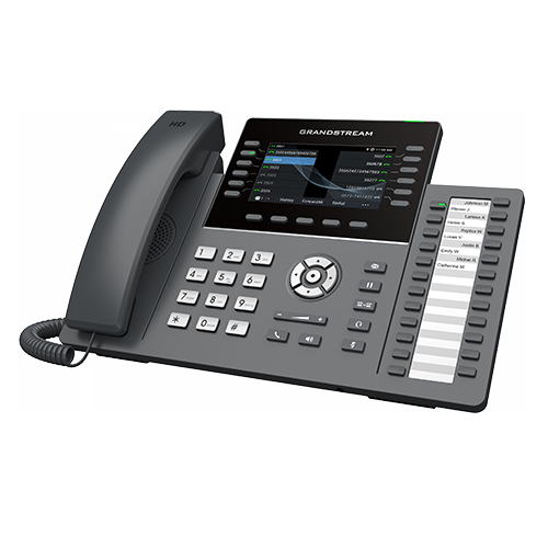 Grandstream GRP2636 SIP telefón, 4.3" TFT bar. displej, 6SIP účtov, 24 pr. hr., 2x1Gb, WiFi, BT 