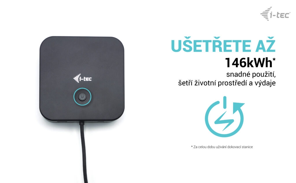 i-tec USB-C HDMI + Dual DP Docking Station, Power Delivery 100W 