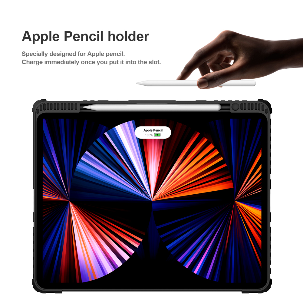 Nillkin Bumper Combo Keyboard Case pre iPad Pro 12.9 2020/ 2021/ 2022 Black 