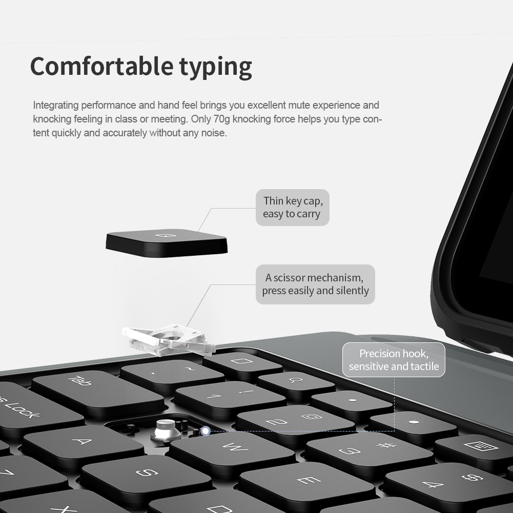 Nillkin Bumper Combo Keyboard Case pro iPad Pro 12.9 2020/ 2021/ 2022 Black 