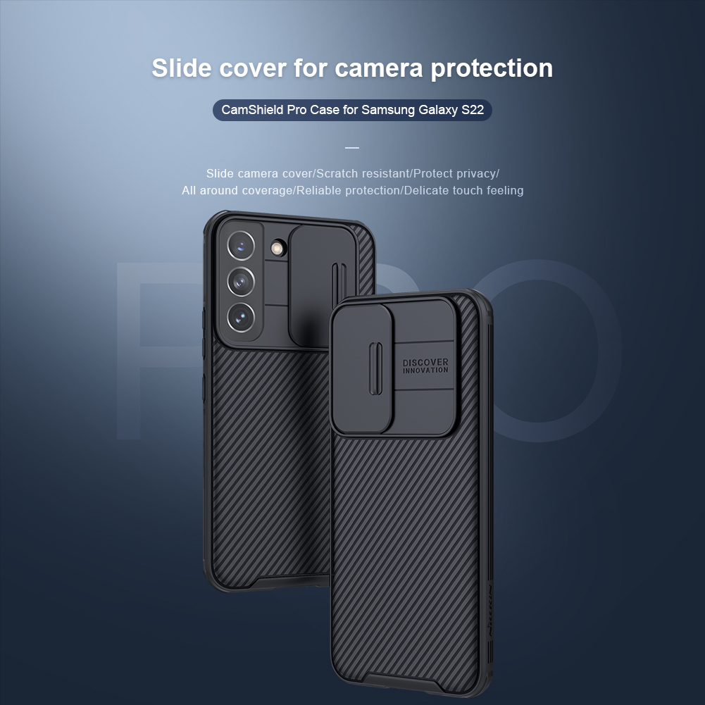 Nillkin CamShield PRO Zadný Kryt pre Samsung Galaxy S23 Black 